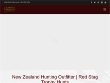 Tablet Screenshot of kawekahunting.com